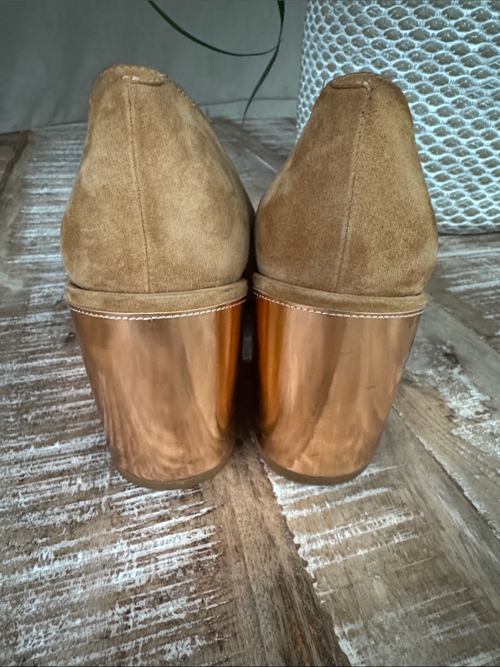 Dries Van Noten Suede Block Pumps Size 37 - Picture 6 of 10